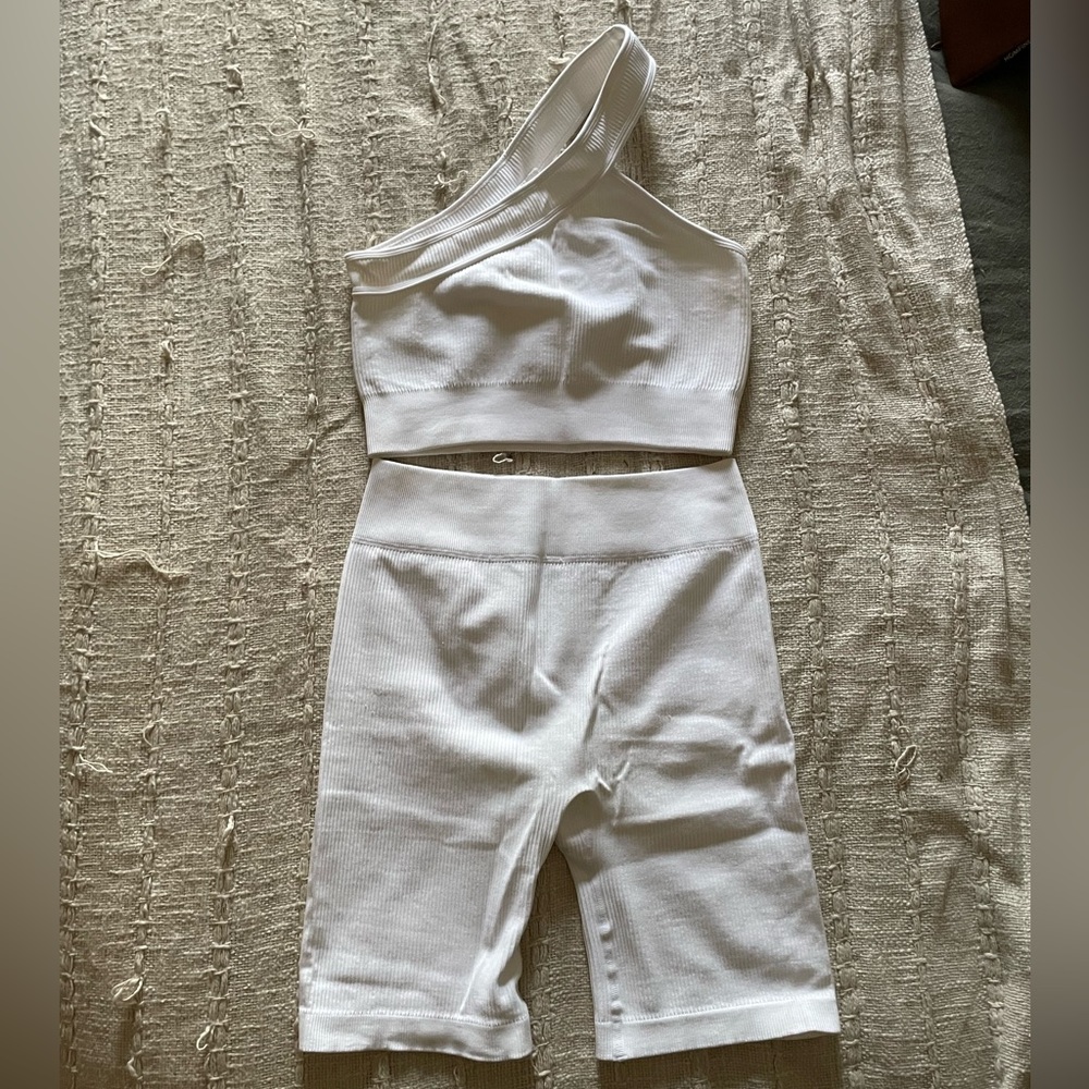 White Activewear Set